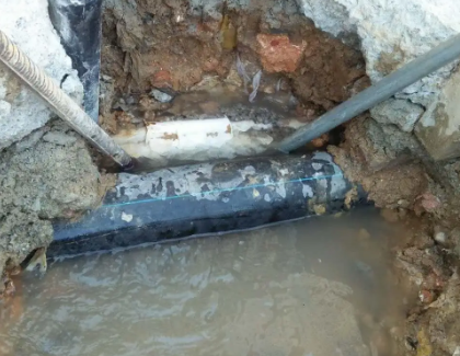 崇阳测漏水之水管漏水